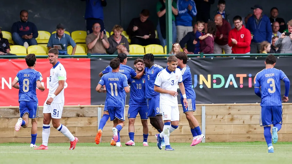L’esordio vincente degli Azzurrini all’Europeo U19