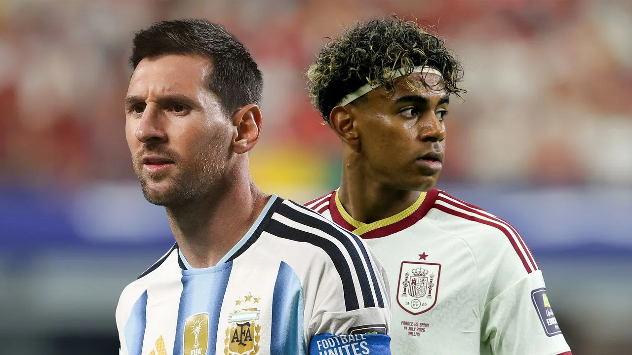 La finale dei Mondiali 2026 tra Argentina e Spagna rivive una foto del 2007 con Messi e Yamal image 1