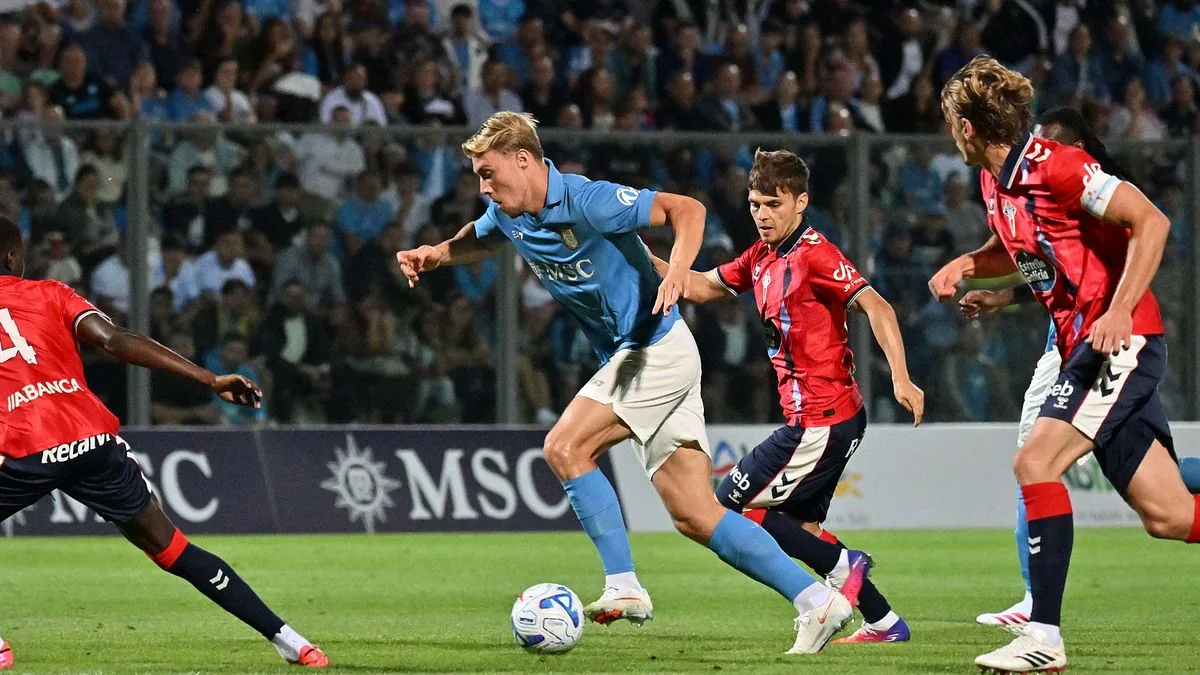 Napoli pareggia 1-1 con il Celta Vigo, Allegri affina gli schemi
