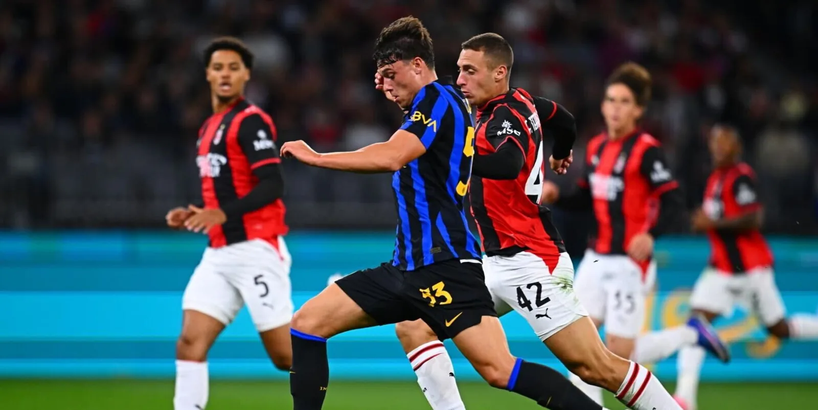 Perth: Milan e Inter pareggiano 1-1, Nkunku risponde a Dimarco nel derby