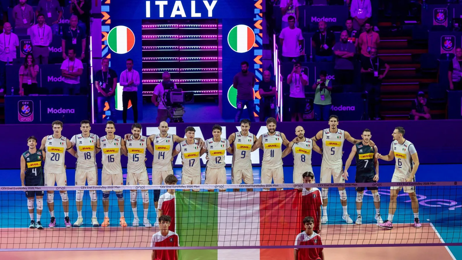 Modena: Italia-Slovenia per il primo posto nel Gruppo A degli Europei di volley