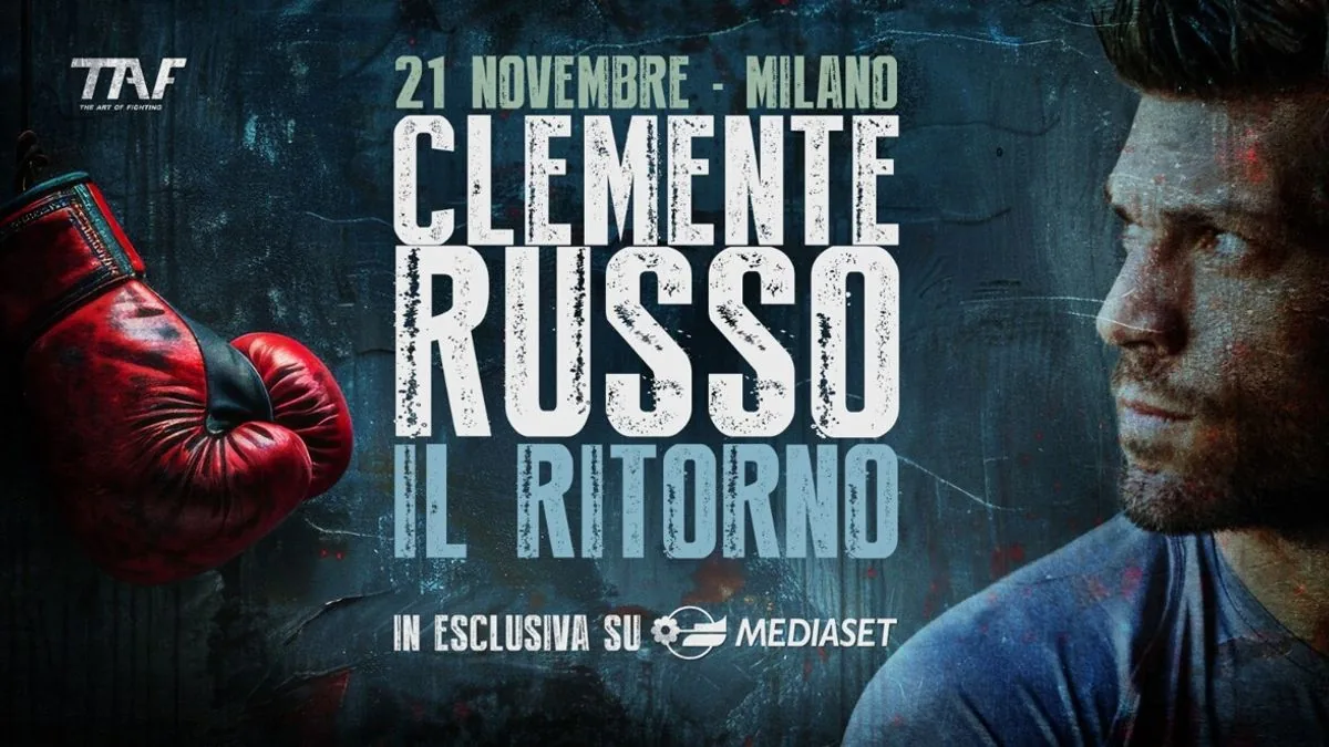 Milano: Clemente Russo torna sul ring a 44 anni per sfidare Elmaghraby